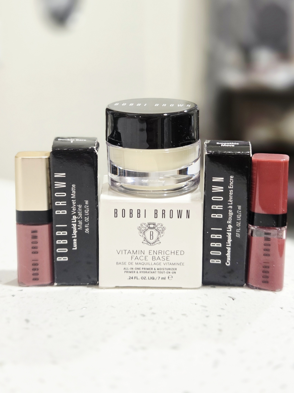 Bobbi Brown Vitamin Enriched Face Base with 2 Lipsticks Bundle